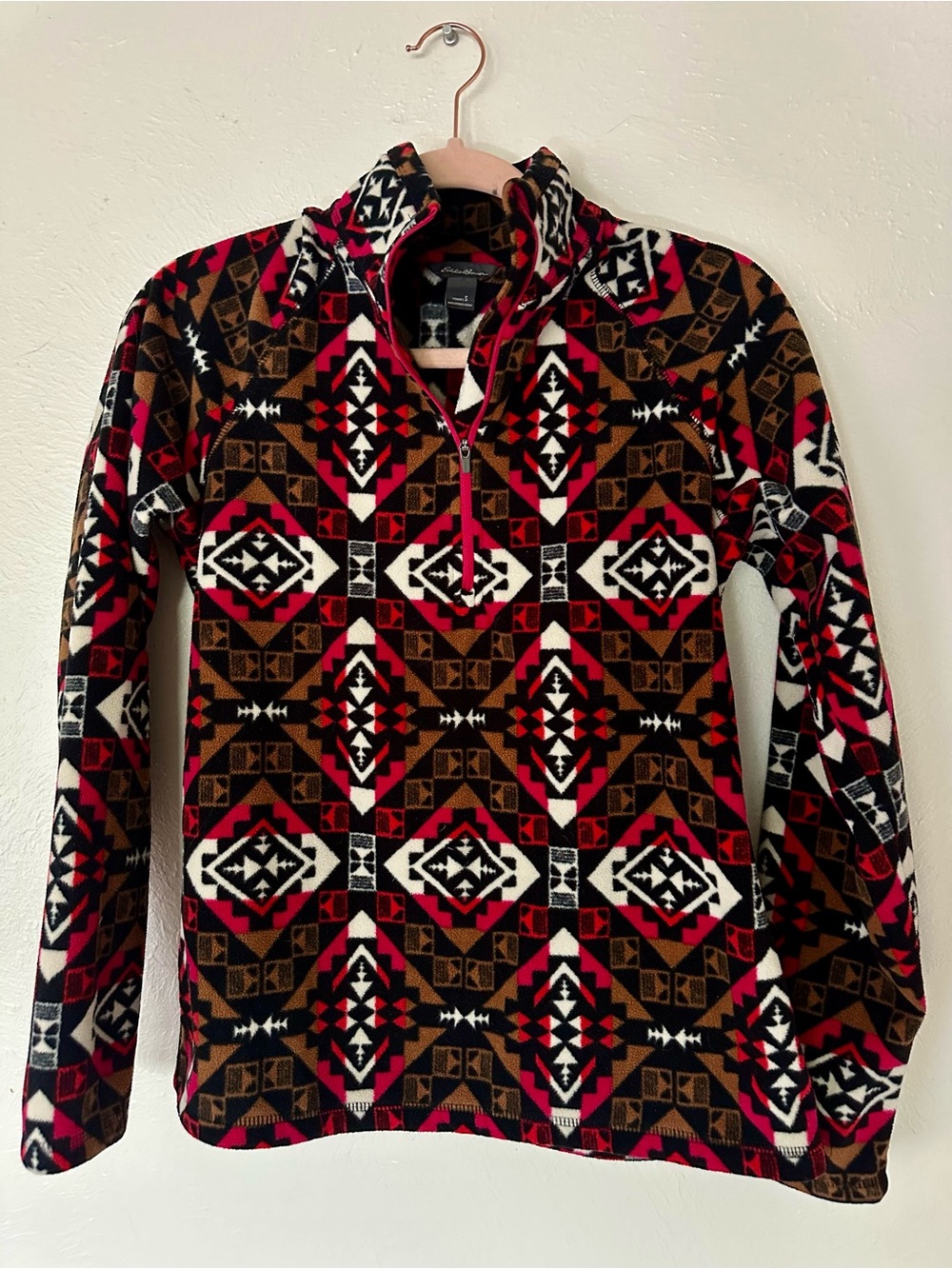 Eddie Bauer Aztec Half-Zip Fleece Pullover